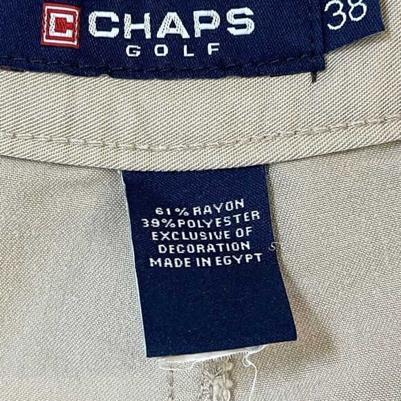 ❤️Chap Golf Men’s Khaki Shorts Sz38 - Picture 4 of 4